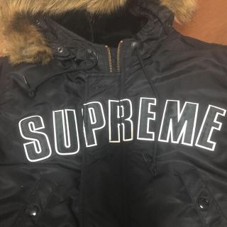 Supreme - Supreme Arc Logo N-3B parka ダウン ジャケット Mの ...