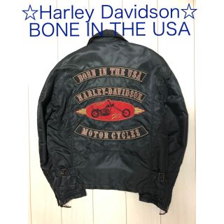 ハーレーダビッドソン(Harley Davidson)のHarleyDavidson BONE IN THE USA ナイロンジャケット(ナイロンジャケット)