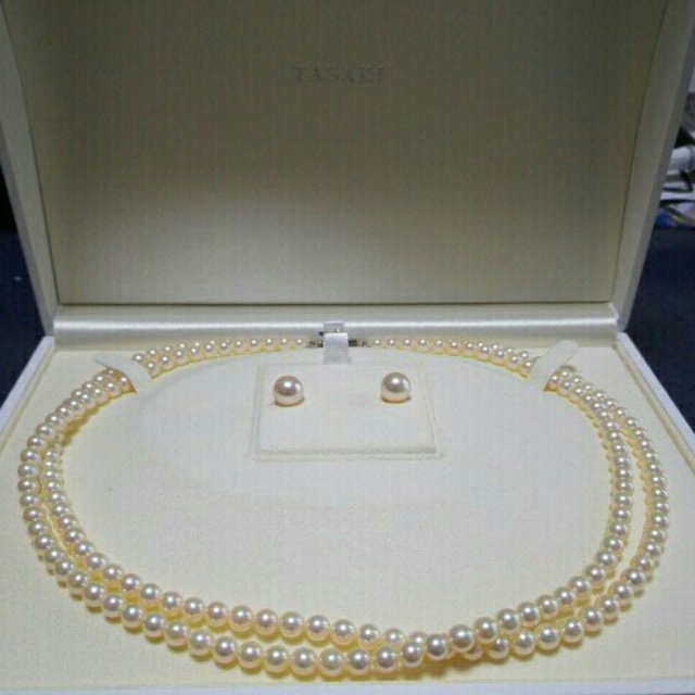 TASAKI - TASAKI 田崎真珠 2連ネックレス イヤリング セット の通販