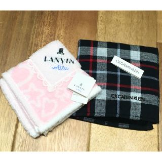 ランバン(LANVIN)の【新品】ハンカチ2枚セット(ハンカチ)