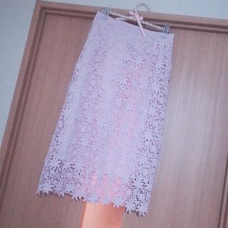 ウィルセレクション(WILLSELECTION)のWILL SELECTION ♡ レーススカート(ひざ丈スカート)