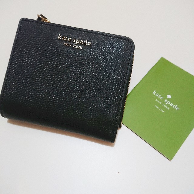 【新品】Kate Spade ♠️折り財布♠️ブラック