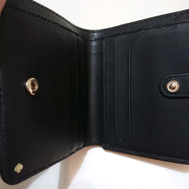 【新品】Kate Spade ♠️折り財布♠️ブラック 3