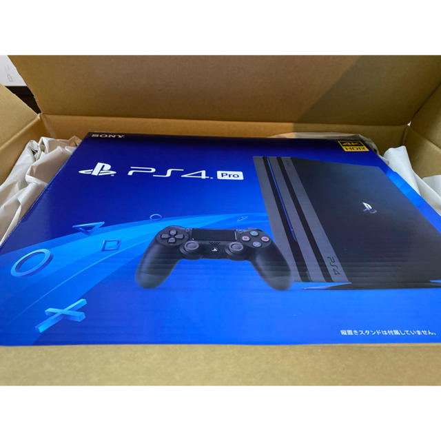 PlayStation4(プレイステーション4)のPlayStation4 Pro ブラック 1TB CUH-7200BB01 エンタメ/ホビーのゲームソフト/ゲーム機本体(家庭用ゲーム機本体)の商品写真