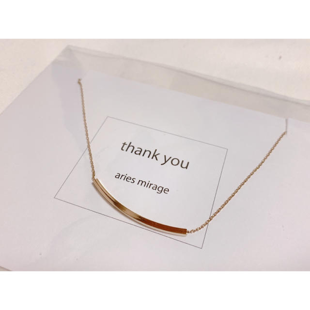 aries(アリエス)のariesmirage ☆ curve necklace レディースのアクセサリー(ネックレス)の商品写真