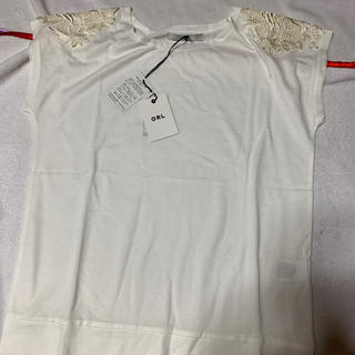 グレイル(GRL)のGRL 白のTシャツ(Tシャツ(半袖/袖なし))