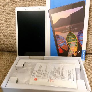 レノボ(Lenovo)のゆかぽ様専用　Lenovo TAB3 602LV ポーラルホワイト　本体　(タブレット)