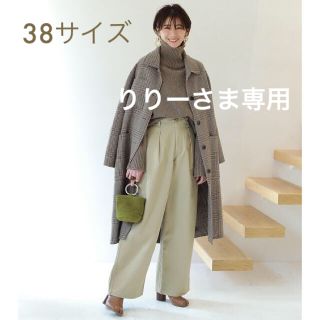 トゥデイフル(TODAYFUL)の◎りりーさま専用◎ TODAYFUL チェックステンカラーコート 38(ロングコート)