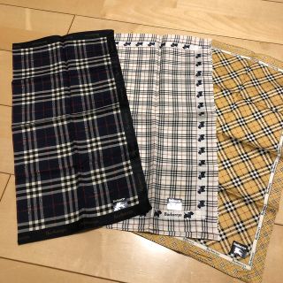 バーバリー(BURBERRY)のバーバリー  ハンカチ3枚セット(ハンカチ)