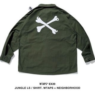 ダブルタップス(W)taps)のWTAPS 19AW 初売り JUNGLE LS OD Mサイズ 新品未使用品(シャツ)