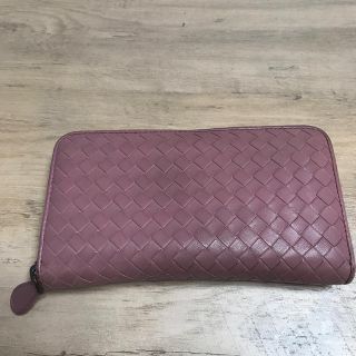 ボッテガヴェネタ(Bottega Veneta)のボッテガヴェネタ　長財布　ダークピンク(長財布)