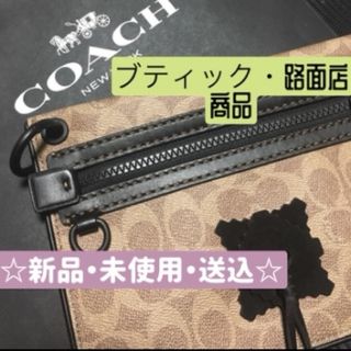 コーチ(COACH)の☆新品・未使用・送込☆ シグネチャー キャンバス (ポーチ)