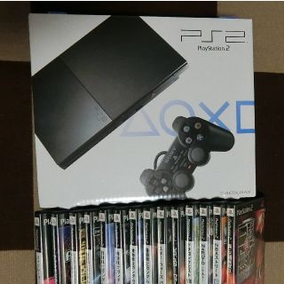 プレイステーション2(PlayStation2)のPS2 +ソフト14本(家庭用ゲーム機本体)