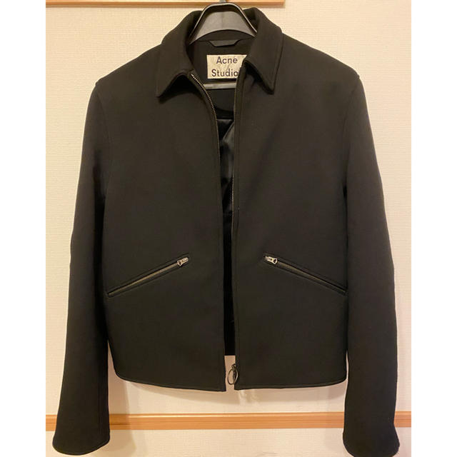 ACNE - 【国内正規品】acne studios クロップド ジャケット BLK 44の