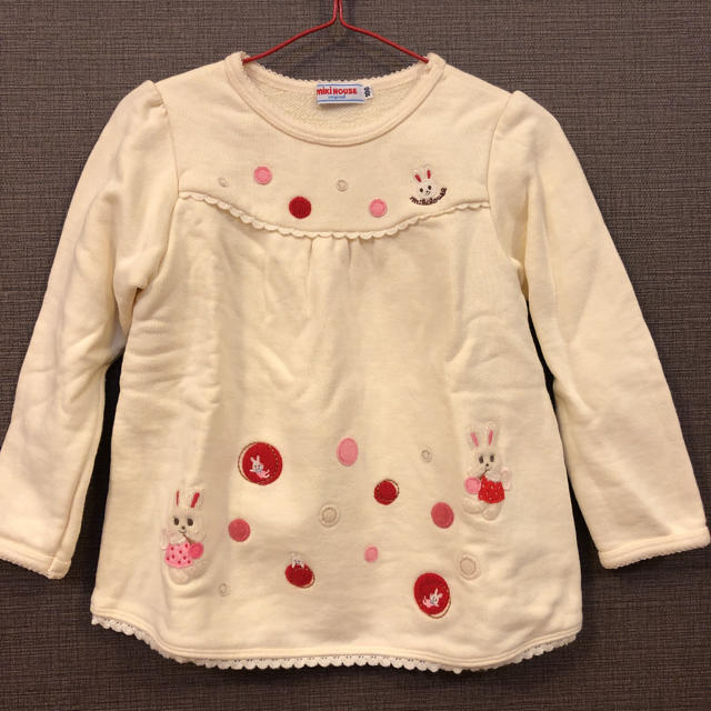 mikihouse(ミキハウス)のミキハウス　チュニック100 キッズ/ベビー/マタニティのキッズ服女の子用(90cm~)(Tシャツ/カットソー)の商品写真