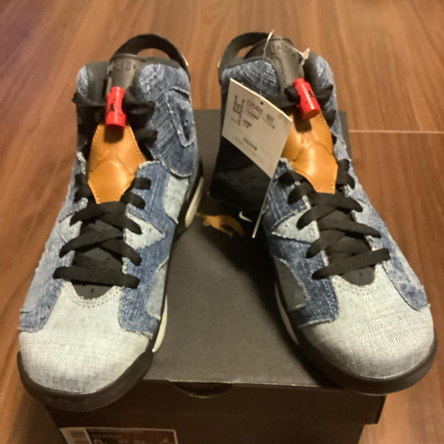 レディース24cm Air Jordan 6 Retro GS denim 新品未使用