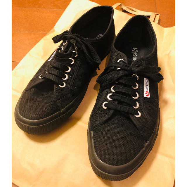 SUPERGA(スペルガ)のらっちょ様専用 スペルガ 2750 スニーカー 黒 26cm メンズの靴/シューズ(スニーカー)の商品写真