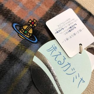 ヴィヴィアンウエストウッド(Vivienne Westwood)の★新品★ Vivienne Westwood 洗えるカシミヤ マフラー(マフラー/ショール)