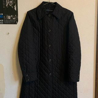 ラルフローレン(Ralph Lauren)の極美品正規品ラルフローレンのキルティングコート黒3f(ロングコート)