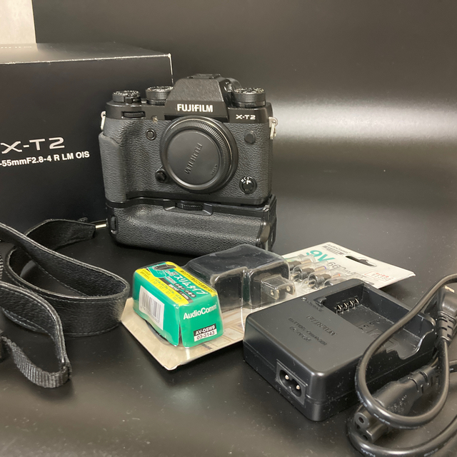 X-T2ボディ バッテリグリップ付きカメラ