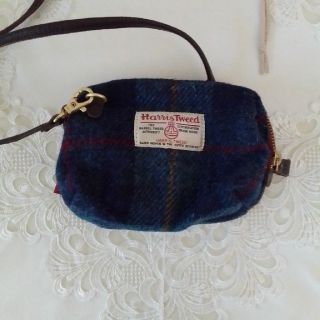 ハリスツイード(Harris Tweed)のハリスツイード　ダレス型ポシェット　（小）　未使用(ショルダーバッグ)