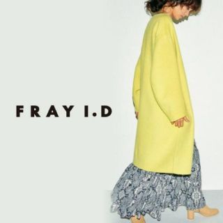 フレイアイディー(FRAY I.D)のフレイアイディー ノーカラーコート(ロングコート)