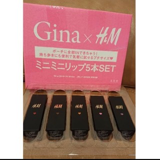 エイチアンドエム(H&M)のGina H&M ミニミニリップ 5本 set(口紅)