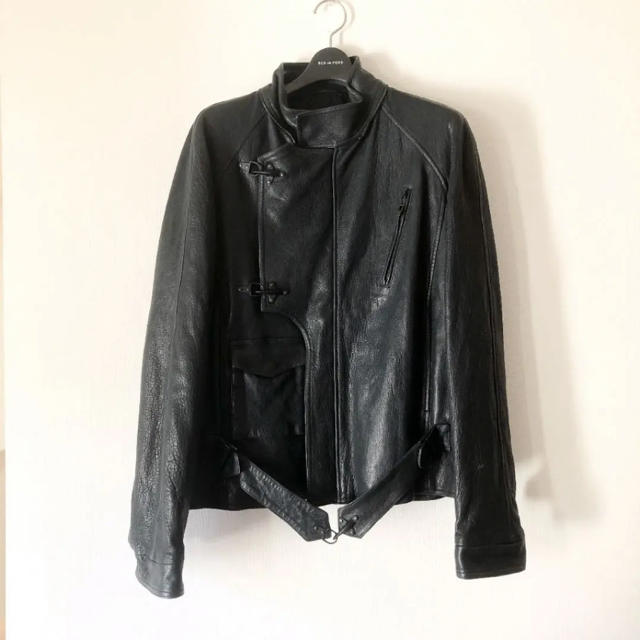 Giorgio Armani(ジョルジオアルマーニ)のgiorgio armani leather motercycle jacket メンズのジャケット/アウター(レザージャケット)の商品写真