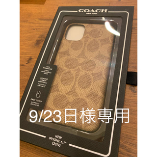 コーチ(COACH)の【正規品】コーチ/IPHONE 11 ケース シグネチャーキャンバス(iPhoneケース)