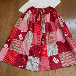 ピンクハウス♡ワッペン付きスカート定価19,000円