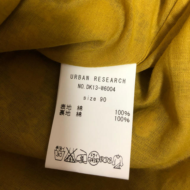 URBAN RESEARCH(アーバンリサーチ)の子供用　ワンピース　アーバンリサーチ　90cm キッズ/ベビー/マタニティのキッズ服女の子用(90cm~)(ワンピース)の商品写真