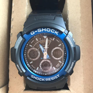 ジーショック(G-SHOCK)のCASIO G-SHOCK AW-591-2ADR Gショック　ブルー　ブラック(腕時計(デジタル))