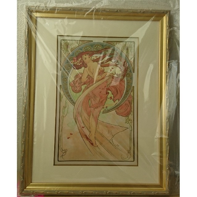 ミュシャ 「舞踏 Dance 1898」 版画 Alfons Mucha