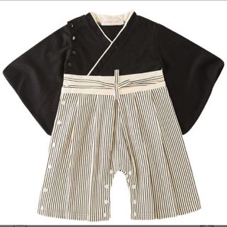 ベビー90はかま風ロンパース(和服/着物)
