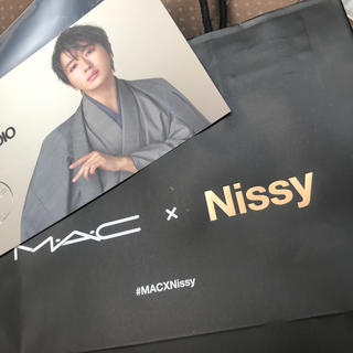 トリプルエー(AAA)のMAC × Nissy 紙袋 / カード(ショップ袋)