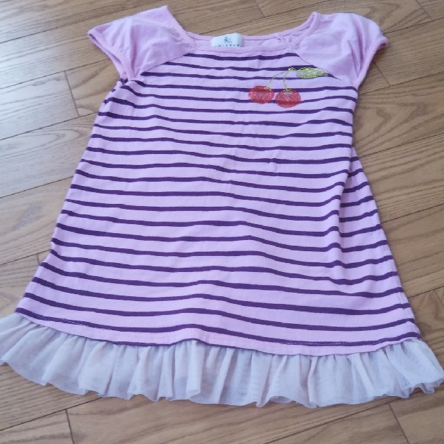 pom ponette(ポンポネット)のTシャツ　セット キッズ/ベビー/マタニティのキッズ服女の子用(90cm~)(Tシャツ/カットソー)の商品写真