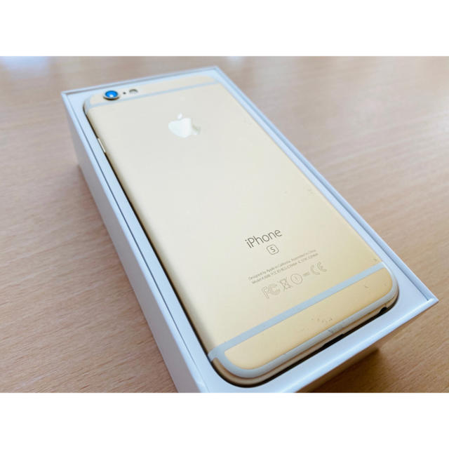 Apple(アップル)のiPhone 6S 64GB ゴールド SIMフリー化 判定⚪︎ スマホ/家電/カメラのスマートフォン/携帯電話(スマートフォン本体)の商品写真