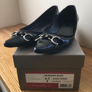 コールハーン(Cole Haan)の（美品）コールハーン本革パンプス　AIR BALLET 6.5B(ハイヒール/パンプス)