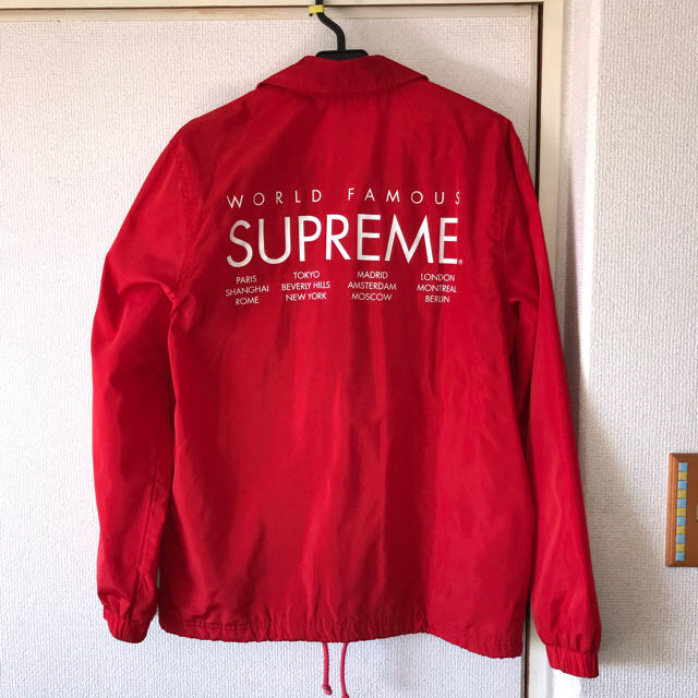 Supreme コーチジャケットSサイズ　RED