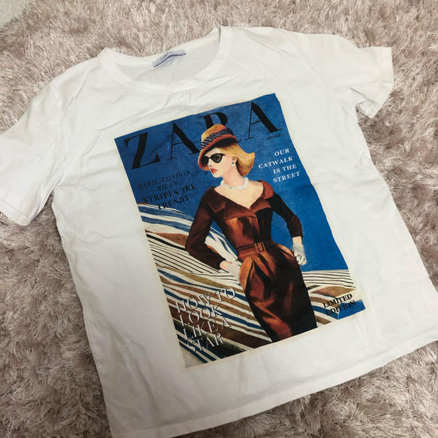 ZARA(ザラ)のザラ♡Tシャツ レディースのトップス(Tシャツ(半袖/袖なし))の商品写真