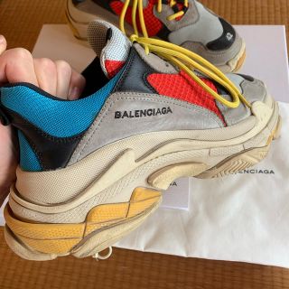 BALENCIAGA TRIPLE S NOIR 42 イタリア製