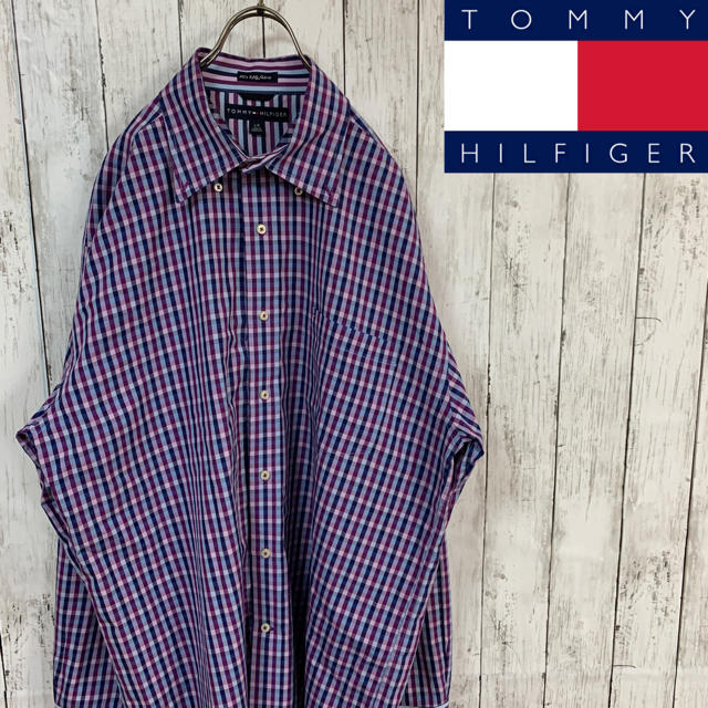 【セール 登場から人気沸騰】 TOMMY HILFIGER - トミーヒルフィガーチェックシャツ シャツ