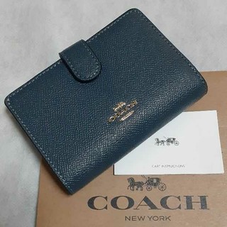 コーチ(COACH)の【新品】コーチ COACH 二つ折り財布  F11484(財布)