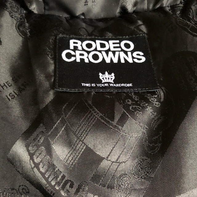 RODEO CROWNS(ロデオクラウンズ)の最終値下げ❗️ロデオクラウンズ　ダウンジャケット　黒M レディースのジャケット/アウター(ダウンジャケット)の商品写真