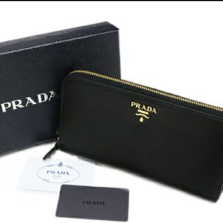 プラダ(PRADA)の新品未使用　プラダ  サフィアーノ　ラウンドファスナー　財布(財布)