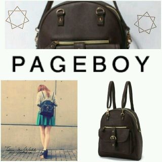 ページボーイ(PAGEBOY)の完売色♡新品ページボーイ２wayバッグ(リュック/バックパック)