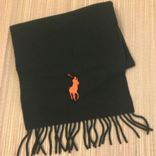 ポロラルフローレン(POLO RALPH LAUREN)のイタリア製★ほぼ新品★ラム100%•ラルフローレン★ビックポニー★マフラー(マフラー/ショール)