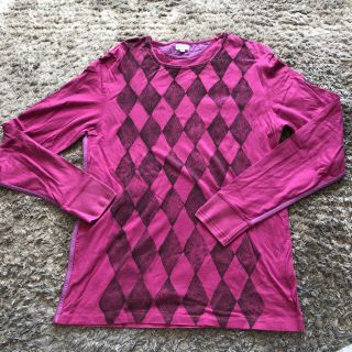 ポールスミス(Paul Smith)のポールスミス　Mサイズ　ロンT メンズ　長袖Tシャツ　カットソー パープル(Tシャツ/カットソー(半袖/袖なし))