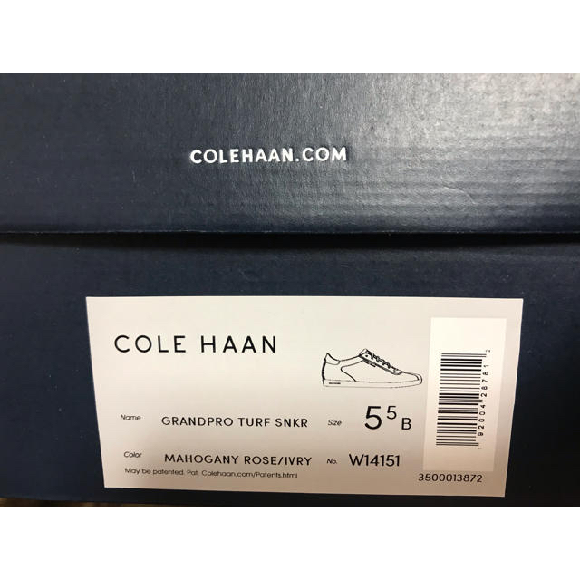 新品　COLE HAAN スニーカー　22㎝