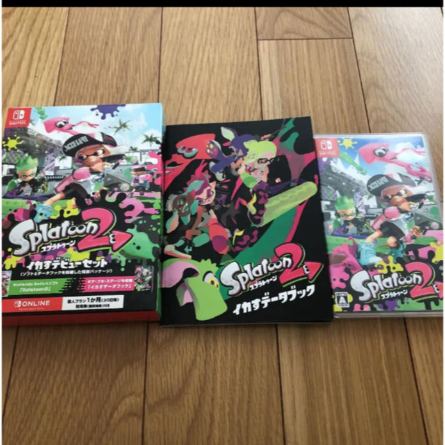 Nintendo Switch(ニンテンドースイッチ)のスプラトゥーン2 いかすデビューセット エンタメ/ホビーのゲームソフト/ゲーム機本体(家庭用ゲームソフト)の商品写真